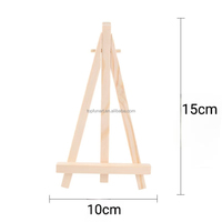 Mini chevalet de table en bois réglable avec support de peinture artisanale pour peinture à l'huile acrylique