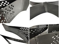 Grilles de gazon en géocell HDPE épaissies LUDE GB/TB pour allées 500 mm x 500 mm x 50 mm