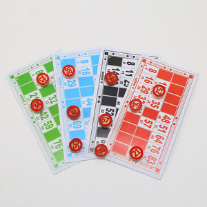 Hot New gỗ 90 mảnh số cờ vua 48 thẻ Bingo Xổ Số cờ vua kỹ thuật số trò chơi giải trí - Product Image 2