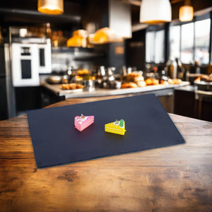 Mesetas redondas de pizarra de alta calidad para servir comida en cocinas, hoteles, restaurantes, cafeterías, restaurantes y suministros para hoteles - Product Image 5