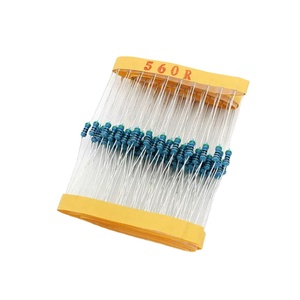 Résistance à film métallique <span class=keywords><strong>couleur</strong></span> 100 Ohm 1k 100k 10k 5k, 1/4W, <span class=keywords><strong>code</strong></span> <span class=keywords><strong>couleur</strong></span> - Product Image 1