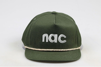 Casquette de baseball en toile à 5 panneaux à visière plate avec logo brodé personnalisé, style décontracté pour l'extérieur, fournisseur et fabricant en gros du Vietnam