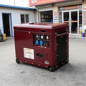 เครื่องกำเนิดไฟฟ้าดีเซลแบบพกพา เงียบพิเศษ 3KW 10KW 20KW, ขดลวดทองแดงทั้งหมด, พร้อมล้อและ ATS, สำหรับตั้งแคมป์และงานก่อสร้าง - Product Image 1