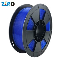 ZIRO Printer 3D filamen biru transparan 1.75mm 1kg penjualan terbaik pabrik langsung PETG PLA 3D filamen habis pakai