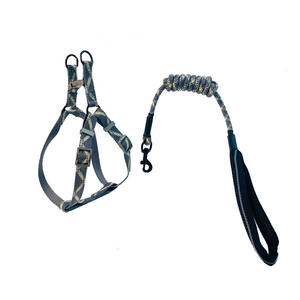 Fabricante al por mayor suministro acolchado de nailon sólido moda reflectante arnés de pecho estilo correa de perro con cintas para perros pequeños - Product Image 5