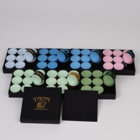 QK-S03 9 Stück/Box Taom Billardkreide Professionelle Snooker- und Pool-Queue-Kreide Hohe Dichte Hoher Spin Keine Rückstände Glatte Anwendung