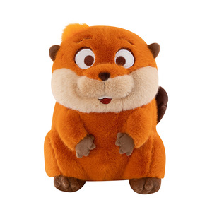 Peluche de castor, Peluche de lagarto con diseño de plan de transformación de castor, Muñeco de peluche tipo almohada - Product Image 5