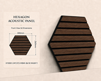 Panneau acoustique décoratif moderne en MDF avec surface rainurée pour projets de chambre à coucher, hôtel, école, bureau, studio, cinéma