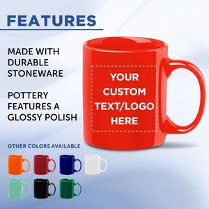 Mug à café personnalisé avec logo, 11 oz, céramique, passe au lave-vaisselle et au micro-ondes, impression double face, finition brillante, cadeau promotionnel - Product Image 3