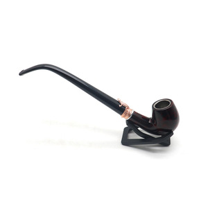 All'ingrosso negozio di fumo forniture di tabacco pipa in legno con scatola regalo in resina per fumare pipa - Product Image 4