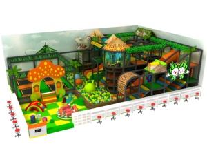 Structure de jeu intérieure durable certifiée EN ASTM pour enfants, idéale pour les garderies, clubs pour enfants et les filles, avec piscine à balles et maison de jeu. - Product Image 2
