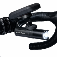 Phare avant de vélo en gros, design portable, lentille rotative en aluminium, étanche IP66, Type-C, 2000 mAh, pour VTT