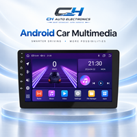 Autoradio universel avec écran tactile, système Android 9/10 pouces, 2/4 Go de RAM, 32/64 Go de stockage, compatible CarPlay