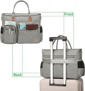 Free Sample Factory Custom Hanging Vehicle Storage Organizer <b>Car</b> Front Seat Organizer with Laptop <b>Tablet</b> Holder Cup Holder - Product Image 4