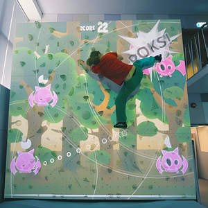 3D tương tác leo tường Kid leo núi tường chiếu Trò chơi trẻ em máy trẻ em công viên tương tác leo núi kinh nghiệm - Product Image 5