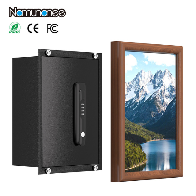 ODM OEM Hidden Safe Photo Frame Wall Embedded Frame Secret Security Safe Box for Valuables Cash Jewelry