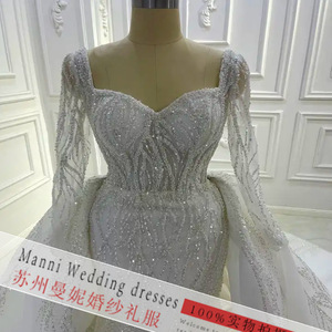 Magnifique <span class=keywords><strong>Robe</strong></span> <span class=keywords><strong>de</strong></span> Mariée Sirène pour Fêtes <span class=keywords><strong>de</strong></span> Fiançailles - Product Image 5