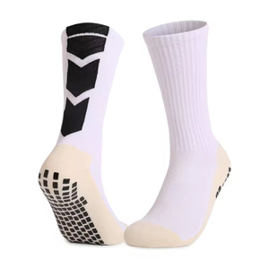 <b>High</b> Quality Custom Logo Crew Anti Slip Football Sports <b>Socks</b> Grip Soccer <b>Socks</b> for Men Wholesale - Product Image 5