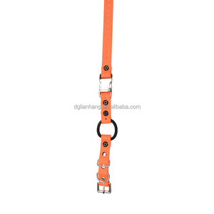 <span class=keywords><strong>Collar</strong></span> de perro de <span class=keywords><strong>PVC</strong></span> de plástico y poliéster personalizado de 33 pulgadas con bucle elástico a presión rápida y características de expansión y respiración pesada - Product Image 3