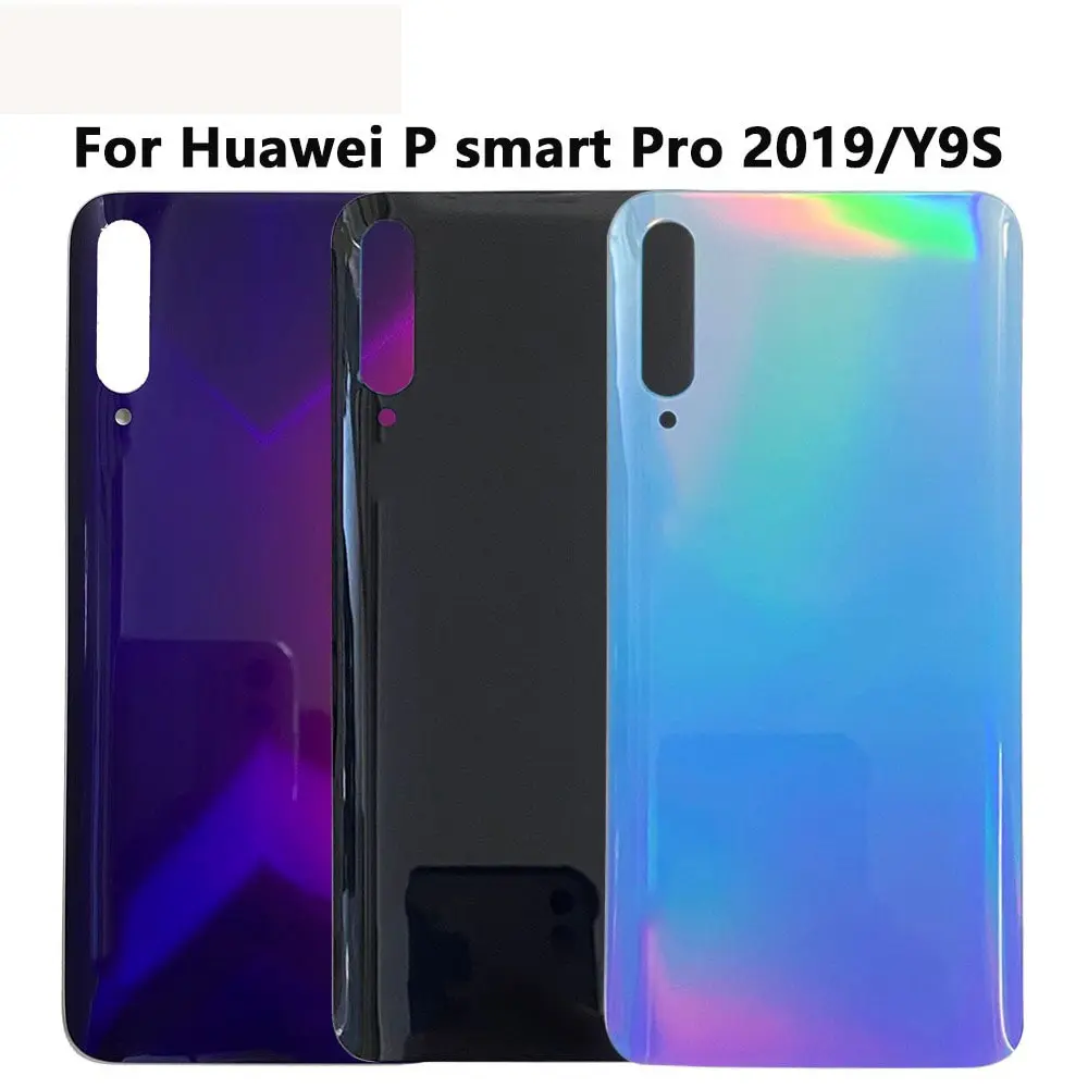10pcs Brand New Battery Cover for Huawei Y9s Back Door Case for Huawei P Smart Pro 2019 Battery Back Glass Cover