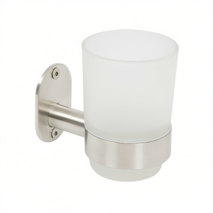 Soporte para cepillos de dientes Blizz de acero inoxidable cepillado para montaje en pared, 6.8x9.6x10.5 cm, accesorio de baño - Product Image 3