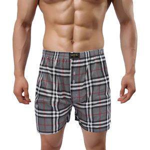 <span class=keywords><strong>Boxer</strong></span> da Uomo all'Ingrosso del Marchio Internazionale UOKIN Pantaloncini a Quadri Casual Ampi a <span class=keywords><strong>Gamba</strong></span> <span class=keywords><strong>Lunga</strong></span> Intimo Estivo - Product Image 2