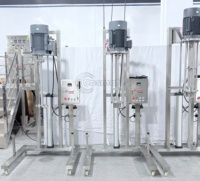 Agitateur en acier inoxydable SUS316L à cisaillement élevé avec capacité de broyage, moteur antidéflagrant pour la production de shampoing et alimentaire