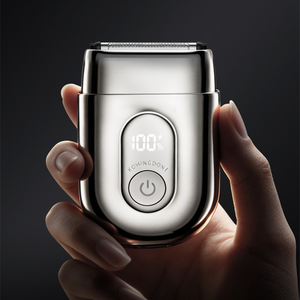 Nouveau mini rasoir électrique portable de poche, tondeuse à barbe étanche IPX6, rechargeable par USB, rasoir pour homme en métal - Product Image 1