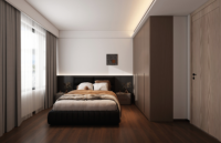 Ensemble de meubles de chambre à coucher de style moderne, personnalisable, grand format, incluant lit inclinable et extensible, armoire et bureau avec rangement