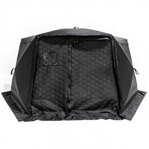 <span class=keywords><strong>Tente</strong></span> de basecamp pop-up isolée sur mesure pour 8 personnes, <span class=keywords><strong>4</strong></span> saisons, avec cheminée intégrée, imperméable, <span class=keywords><strong>tente</strong></span> chaude d'hiver - Product Image 2