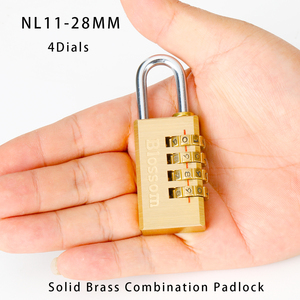 NL11 — joystick avec Logo personnalisable, 28MM, 4 chiffres, en laiton, pour bagages et sac d'extérieur, <span class=keywords><strong>Code</strong></span> à quatre chiffres, <span class=keywords><strong>cadenas</strong></span> à combinaison - Product Image 3