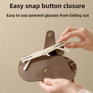 Estuche Protector Rectangular Anti-Presión <span class=keywords><strong>para</strong></span> Gafas de Sol, Portátil, con Clip, Organizador de Gafas <span class=keywords><strong>para</strong></span> Mujer - Product Image 4