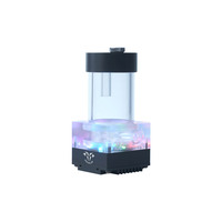Pompe de refroidissement à eau Socooler SO-U6D-K 130MM 24V à roulement à billes pour boîtier d'ordinateur, contrôle de vitesse PWM, faible bruit 25dBA, 50000 heures, qualité E