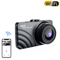 Caméra embarquée 1080P avec écran tactile LCD 4,3 pouces, double objectif, grand angle 150°, 12-24V, enregistreur vidéo de voiture avant/arrière, vision nocturne, garantie 1 an