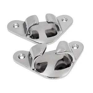 Hot sale Chinese supplier marine hardware 316 stainless steel triangle bow chock fairlead chock for boat
