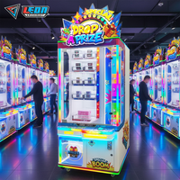 Machine à griffes populaire à monnayeur pour la distribution de prix en plastique, jeu d'amusement pour usage commercial en intérieur, avec batterie rechargeable