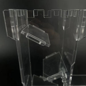 Tour de dés Donjons et Dragons Logo personnalisé <span class=keywords><strong>RPG</strong></span> <span class=keywords><strong>Jeu</strong></span> de dés en acrylique transparent - Product Image 3