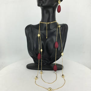 Conjunto <span class=keywords><strong>de</strong></span> Joyería <span class=keywords><strong>de</strong></span> Moda, Cadena <span class=keywords><strong>Cubana</strong></span> Larga, Joyería <span class=keywords><strong>de</strong></span> Lujo para <span class=keywords><strong>Mujer</strong></span> y Hombre, Regalos, Collar, Pulsera, Anillo, Aretes - Product Image 6