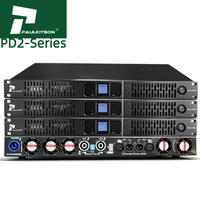Amplificateurs Paulkitson 2 Ohms 2 canaux Amplificateur de puissance audio professionnel de classe D Amplificateur de son pour caisson de basses Équipement audio Amplificateurs Haut-parleur