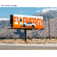 Affichage LED extérieur routier Canbest P6 P8, écran LED en aluminium à double alimentation 8000 nits, panneau LED à économie d'énergie de 40 %