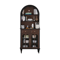 Haut de gamme brillant café coin armoire buffet meubles salle à manger buffet buffet buffet rangement pour vaisselle
