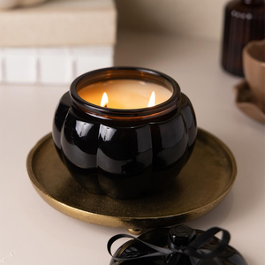 AIKUN OEM Luxury Soy & Beeswax Glass Jar Custom Scented Candles Home Decor Aromatherapy Living Room Spa Parties - Product Image 1