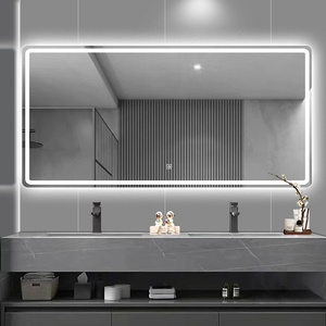 Espejo Inteligente Rectangular Personalizado con LED <span class=keywords><strong>Antivaho</strong></span> y Pantalla Táctil Montado en la Pared para Uso en Hoteles, Villas y Baños Domésticos - Product Image 5