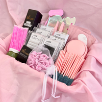 Plateaux de Fournitures d'Extensions de Cils Foncé Moelleux Cachemire Noir Mat Cils Individuels Volume pour Extensions de Cils