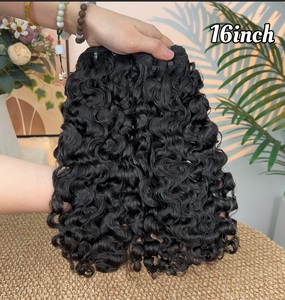 Lot de Cheveux Bouclés Birmans 12A en Gros, Vente Chaude, 100g par Paquet, Double Trame, Extensions 100% Cheveux Humains - Product Image 4