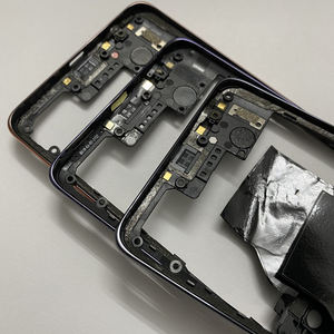 Cadre d'écran LCD de téléphone portable <span class=keywords><strong>pour</strong></span> Xiaomi <span class=keywords><strong>Redmi</strong></span> <span class=keywords><strong>Note</strong></span> 10 Pro avec lentille en verre de caméra boîtier avant lunette centrale Chassi Shell Note10 - Product Image 1