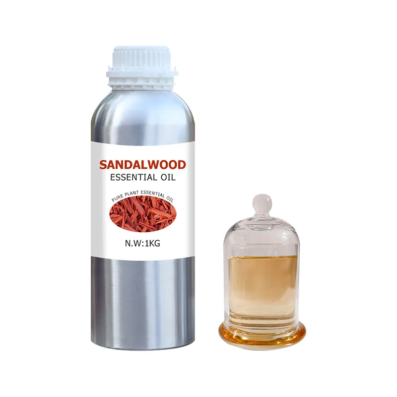 Wholesale 100% pure plant supercritical extraction concentrate bulk price sandalwood essential oil