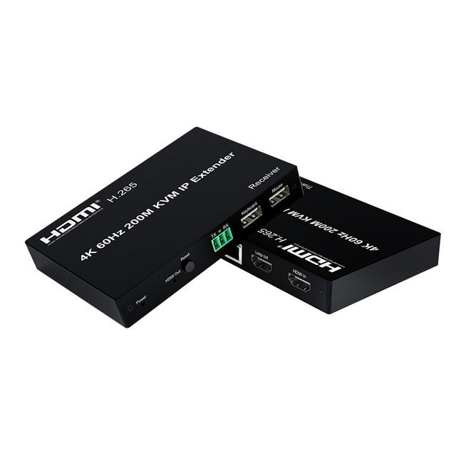 4K 60Hz HDMI extender up to 200m HDMI kvm extender ip 200M