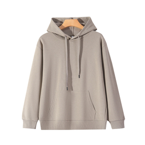 Fabricantes de ropa YKH Ropa de invierno 320GSM Tela de lana Mantener caliente en blanco para imprimir logotipo personalizado Sudadera con capucha para hombre - Product Image 5