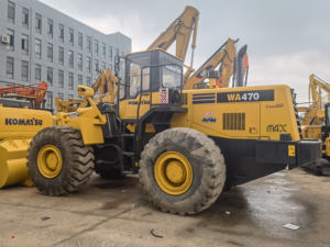 WA470-3 Komatsu d'occasion en gros Chargeurs frontaux Construction de génie Machinerie lourde 360 380 Chargeuses sur pneus - Product Image 2